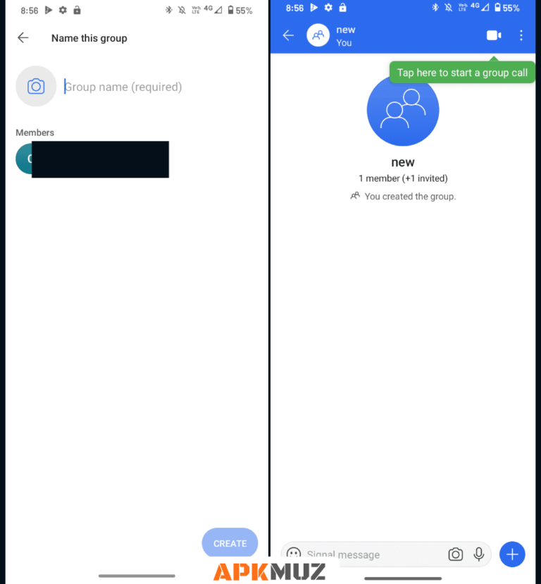 How to Make Group on Signal Messenger ApkMuz