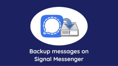 how to backup signal messages