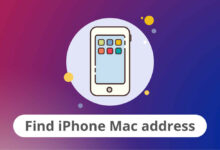 How to find iphone Mac address