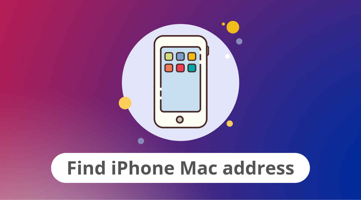 How to find iphone Mac address