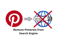 Remove Pinterest from Google search