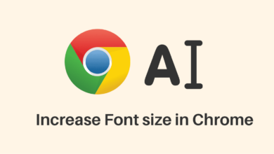 Increase font size in Chrome android