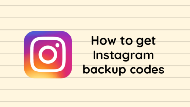 How to get Instagram backup codes
