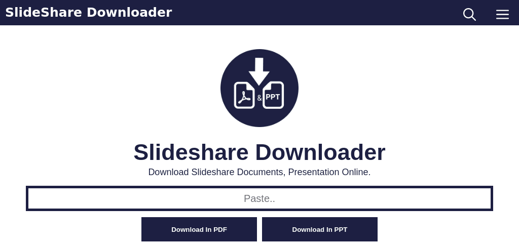 Download from Slideshare