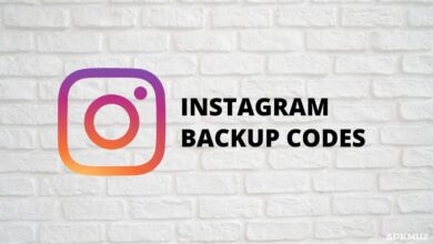 Instagram Backup codes generate