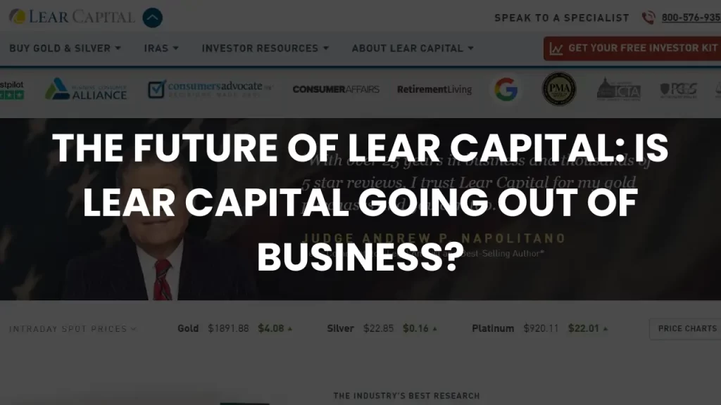 Is lear Capital Going Out of Business