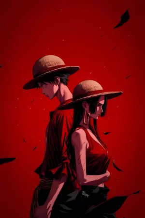 Luffy and Boa Hancock Wallpaper